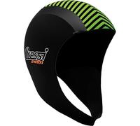 Cressi Unisex's 2mm Protective Hood for Swimming/Snorkeling/Diving, Black/Lime, S/M, DG002397