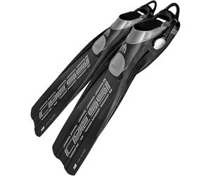 Cressi Unisex's Ara EBS Fins Open Heel, Black-Black, S/M