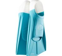 CRESSI Vera Fins Aquamarine/White M-Unisex 100% Silicone Short Fins Closed Shoe Design, for Swimming, Open Water Training, Swimming Pool, Snorkelling,