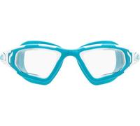 CRESSI Vortex Swimming Goggles for Adults, Curved Lenses for Wider Vision | Broader Side Vision, Personalised Fit, Stable Through Laps, TPE Semi-Rigid Frame, Anti-Fog, Adult Swimming Goggles