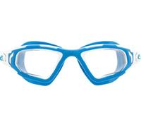 CRESSI Vortex Swimming Goggles for Adults, Curved Lenses for Wider Vision | Broader Side Vision, Personalised Fit, Stable Through Laps, TPE Semi-Rigid Frame, Anti-Fog, Adult Swimming Goggles