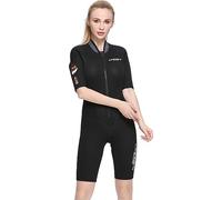 Cressi Women Endurance Short Wetsuit - Black, Small/Size 2