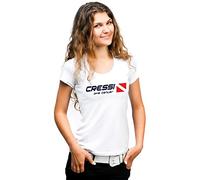 Cressi Women T-Shirt Dive Center T-shirt - White, S