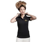 Cressi Women's Cressi Lady Polo, Black Yellow, S UK