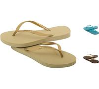 Cressi Women's Marbella Flip Flop, Gold, Size 37 38 UK