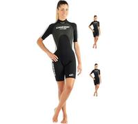 Cressi Women's Med X Lady Shorty Wetsuit 2.5mm, Black/White, M/3