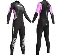 Cressi Women's Morea Lady - All-in-one Wetsuit, Black/Pink/Silver, M 3 UK