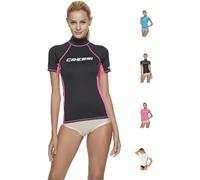 Cressi Women's Rash Guard, Black Pink, XS UK