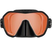 Cressi Z2 Frameless Masks, Black/Blue, Inner Blue with Orange Outer Reflection Lens