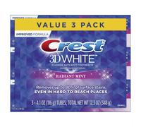 Crest 3D White Radiant Mint Toothpaste, 4.1 oz (116 g) 3-PACK
