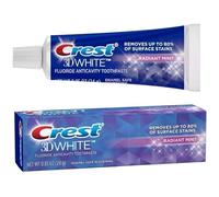 Crest 3D White Radiant Mint Travel Toothpaste, 0.85 OZ (24 g)
