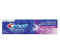 Crest 3D White Whitening Toothpaste, Radiant Mint Improved- 4.1oz (116 g)