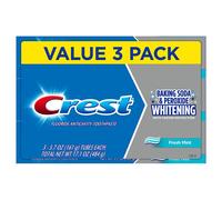 Crest Cavity and Tartar Protection Toothpaste, Whitening Baking Soda & Peroxide, (3 Count of 5.7 oz Tubes Each) 17.1 oz