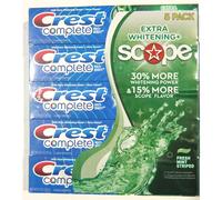Crest Complete Multienefit Toothpaste Extra Whitening Plus Scope 8.2 Oz (Pack of 5)