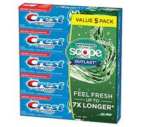 Crest Complete Whitening + Scope Mint Outlast Toothpaste 7.3 Oz/206 g, Pack of 5
