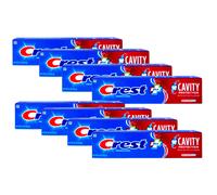 Crest Fluoride Cavity Protection Toothpaste 8.2 Ounce Regular Paste Bulk Toothpaste Prevents Cavities Before They Start (8 Pack)