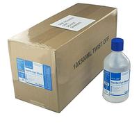 Crest Medical 500ml Eyewash Sterile Saline Solution 10 x 500ml Bottles