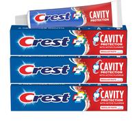 Crest Plus Cavity Protection Toothpaste, Regular Paste, 8.2oz, Pack of 3