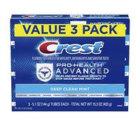 Crest Pro Health Advanced Deep Clean Toothpaste, Mint, 5.1 Oz/432 g, Pack of 3