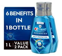 Crest Pro-Health Advanced Mouthwash Alcohol Free Multi-Protection Fresh Mint 1 L (33.8 fl oz) Pack of 2 Crest Mouthwash Mouthwash Alcohol