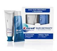 Crest Pro-Health Gum Detoxify Whitening 2 Step Fluoride Toothpaste for Anticavity Whitening Gel 4.0 and 2.3 oz