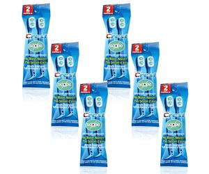 Crest Scope | Mini Brushes-Disposable Toothbrushes with Toothpaste and Pick for Work or Travel (12count 6 Pack (12 Brushes))