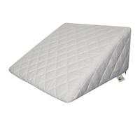 CREST WAVE Bed Wedge Pillow Cushion - Incline Support - For Acid Reflux Back Pain, Snoring & Heartburn - Orthopedic - Reduces Respiratory Problems - Removable Washable Cover (20” x 18” x 8”)