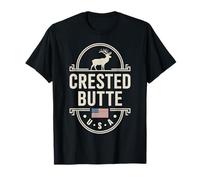 Crested Butte Colorado Vintage Elk Souvenir T-Shirt
