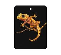 Crested Gecko Car Air Freshener Hanging Fragrance Tablet Interior Home Decor