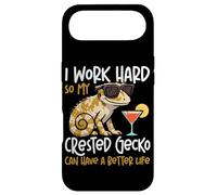 Crested Gecko Cocktail I Work Hard So My Crested Gecko Can Case for iPhone Air