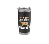 Crested Gecko Design for Lizard Owners - Geck This Party Stainless Steel Insulated Tumbler