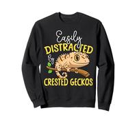 Crested Gecko Easily Distracted By Crested Geckos Sweatshirt