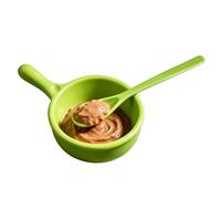 Crested Gecko Food Dish Reptile Food Plate with Spoon