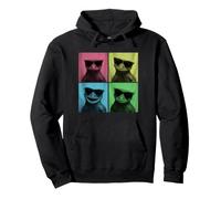 Crested Gecko Funny Pop Art Lizard Lover Photo Booth Pullover Hoodie