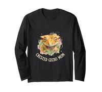 Crested Gecko Mom Reptile Lover Crestie Owner Long Sleeve T-Shirt
