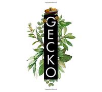 Crested Gecko Notebook: Do you own a pet crested gecko or crestie? This tropical plant lizard design notebook makes a perfect gift idea for any reptile fan or lizard lover.