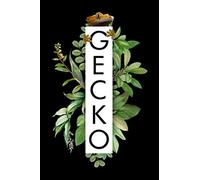 Crested Gecko Notebook: Do you own a pet crested gecko or crestie? This tropical plant lizard design notebook makes a perfect gift idea for any reptile fan or lizard lover.