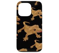 Crested Gecko, Painted Lizard, Cute Reptile, Crestie Lover Case for iPhone 13 Pro