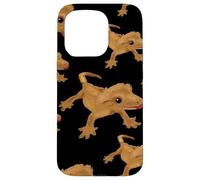 Crested Gecko, Painted Lizard, Cute Reptile, Crestie Lover Case for iPhone 15 Pro