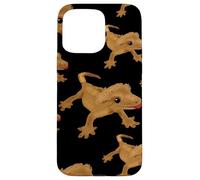 Crested Gecko, Painted Lizard, Cute Reptile, Crestie Lover Case for iPhone 15 Pro Max