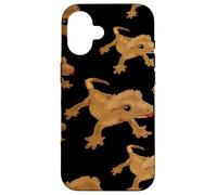 Crested Gecko, Painted Lizard, Cute Reptile, Crestie Lover Case for iPhone 16