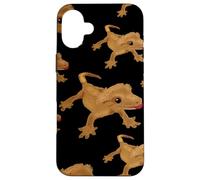 Crested Gecko, Painted Lizard, Cute Reptile, Crestie Lover Case for iPhone 16 Plus