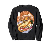 Crested Gecko Ramen Noodle Soup Japanese Anime Kawaii Lizard Sweatshirt