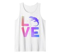 Crested Gecko Watercolor Tank Top