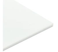 CrestGlass 10mm White Gloss Acrylic Plastic Sheet 7 SIZES TO CHOOSE (148mm x 105mm / A6)
