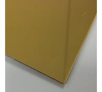 CrestGlass 3mm Gold 1300 Perspex Mirror Acrylic Sheet 16 SIZES TO CHOOSE (841mm x 594mm / A1)