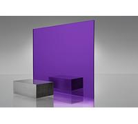 CrestGlass 3mm Purple 1020 Perspex Mirror Acrylic Sheet 16 SIZES TO CHOOSE (148mm x 105mm / A6)
