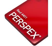 CrestGlass 3mm Red Gloss Transparent 4401 Perspex Cast Acrylic Sheet A5 210mm x 148mm