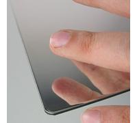 CrestGlass 3mm Silver Mirror Acrylic Perspex with Rounded Smooth Corners (300mm x 300mm)