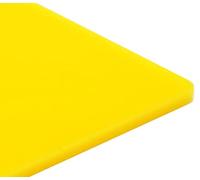CrestGlass 3mm Sunflower Yellow Gloss Cast Premium Acrylic Plastic Sheet (300mm x 300mm)